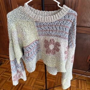 Sincerly Jules Bell Sleeve cropped sweater